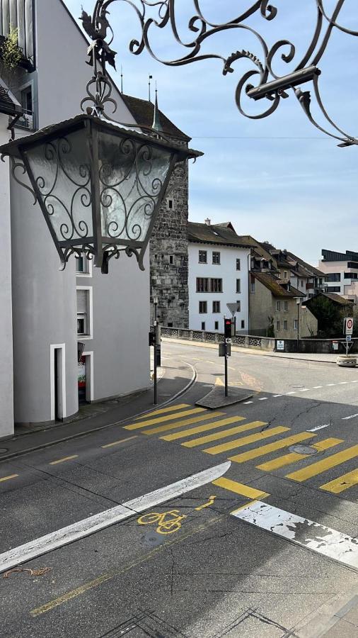 Blick Auf Schwarzen Turm - Freihofapartments Brugg  Exterior foto